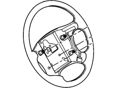 GM 16756337 Steering Wheel Assembly *Neutral
