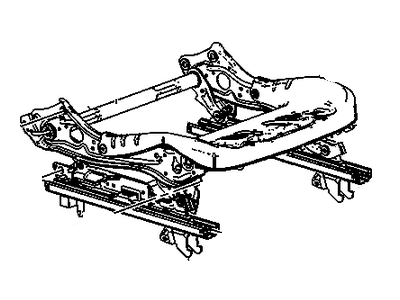 GM 13578612 Frame Assembly, Front Seat Cushion