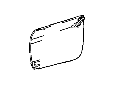 GM 88969766 Panel,Rear Side Door Outer