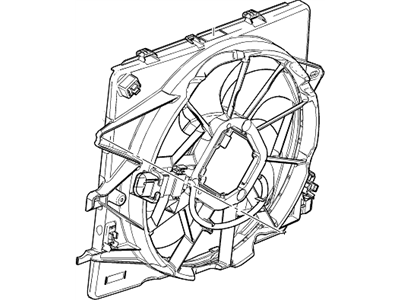 Cadillac CTS A/C Condenser Fan - 19333232
