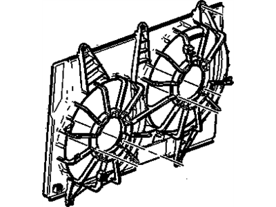 GM 19129907 Shroud,Engine Coolant Fan