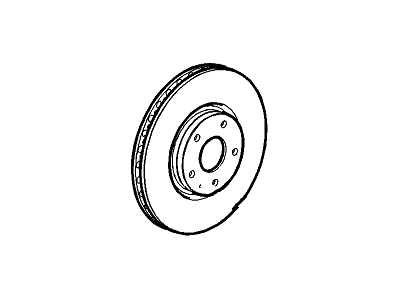 GM 20981823 Front Brake Rotor Assembly
