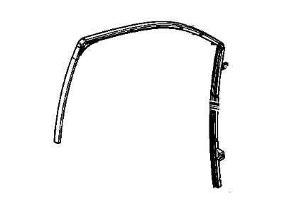 GM 22751685 Weatherstrip Assembly, Front Side Door Window Outer