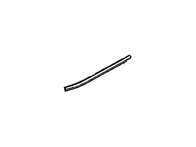GM 15889536 Sealing Strip Assembly, Front Side Door Window Outer