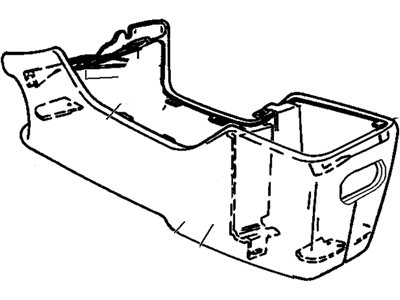 GM 10405055 CONSOLE, Floor Console