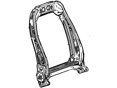 GM 13580630 Frame Assembly, Front Seat Back Cushion