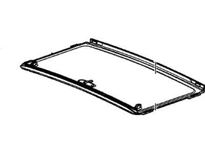 GM 15249494 Sunshade Assembly, Sun Roof *Pewter R