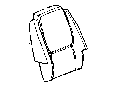 GM 89041836 COVER, Front Seat Back and Back of Back