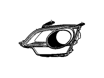 Saturn Vue Headlight - 22886834