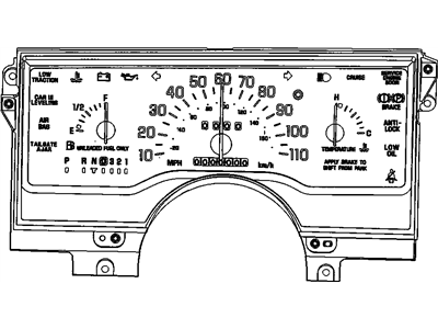 GM 16192444 Instrument Cluster Assembly