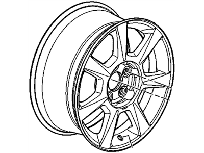 2009 Cadillac CTS Spare Wheel - 9596616