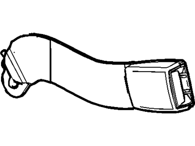 GM 19302970 Belt Kit,Rear Seat (Buckle Side) *Choccachino