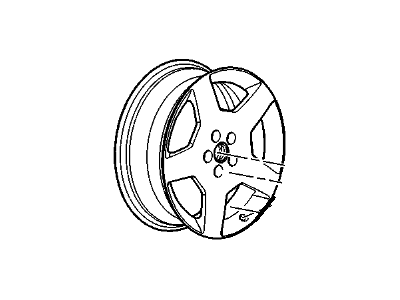 GM Spare Wheel - 9597494