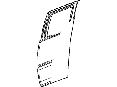 GM 15080154 Panel, Rear Side Door Outer