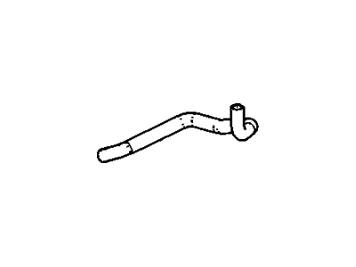 GM 25952834 Coolant Recovery Reservoir Outlet Hose