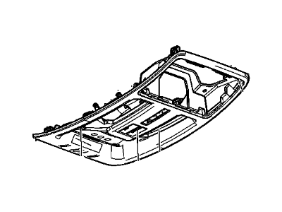 GM 22769128 Console Assembly, Roof *Shale