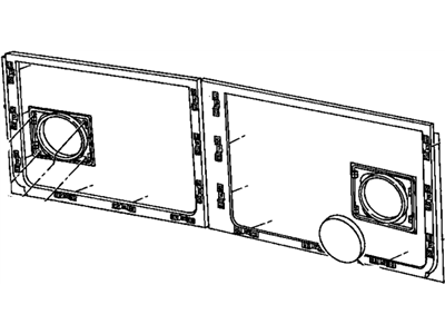 GM 15694092 Panel Assembly, Rear Door Trim *Beige