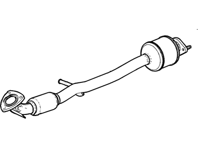 GM 95146219 Exhaust Front Pipe