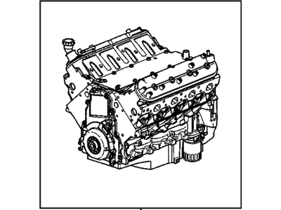 GM 89018192 Engine Asm,Gasoline 6.0L (Goodwrench Remanufacture) Ls2
