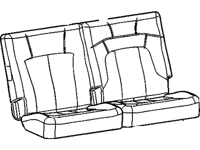 GM 88979361 Pad Asm,Rear Seat #2 Back Cushion