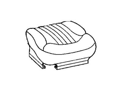 GM 88950086 Cover Asm,Passenger Seat Cushion *Pewter