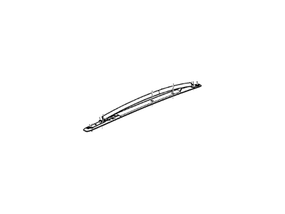 GM 15839513 Rail Assembly, Luggage Carrier Side *Charcoal