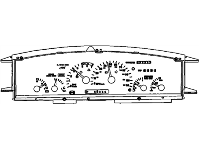 Chevrolet C3500 Instrument Panel Light Bulb - 9433184