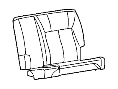 2003 Chevrolet Trailblazer Seat Cushion Pad - 88954093