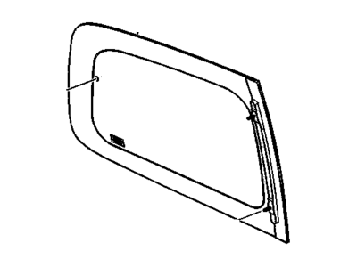 GM 10418636 Window Assembly, Body Side Rear