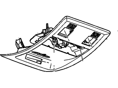 GM 25807265 Console Assembly, Roof *Cashmere