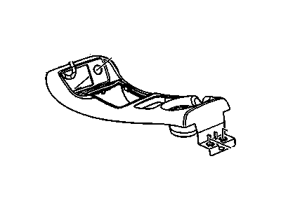 GM 10297905 Plate Assembly, Front Floor Console Trans Shift Opening T