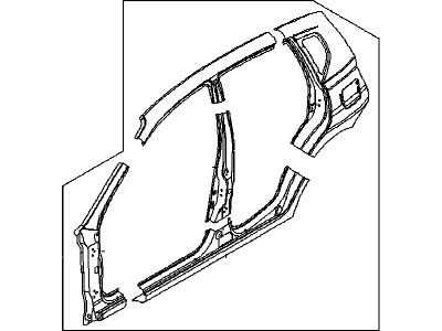 GM 96957686 Panel,Body Side Outer