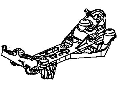 Pontiac Aztek Rear Crossmember - 10413092