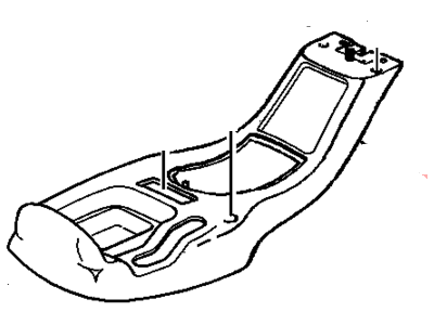 GM 15966040 PLATE, Seat Separator Console