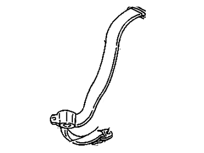 GM 20727190 Escut, Shoulder Belt Rear Seat Retractor (Repair Use) *Antelope