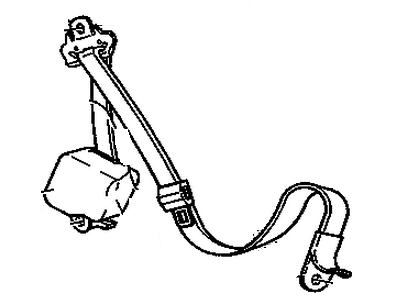 1993 GMC Suburban Seat Belt - 12543471