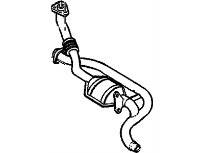 GM 12560408 Oxidation Catalytic Converter Assembly (W/ Exhaust Pipe)