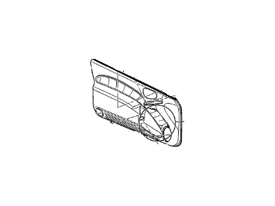 GM 22666484 Trim Assembly, Front Side Door *Neutral