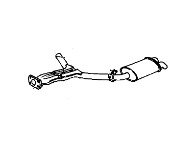 GM 14093135 Muffler Assembly, Exhaust (W/Tail Pipe) L.H.