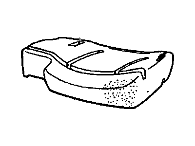 1995 Chevrolet Blazer Seat Cushion Pad - 15688071
