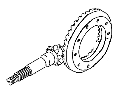 GM 91176935 Gear Set,Differential Ring & Drive Pinion