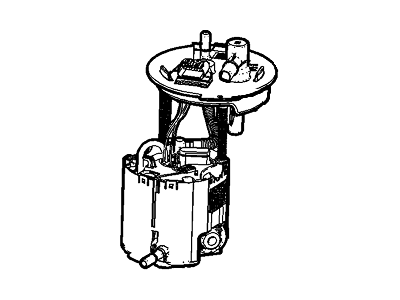 GM 23284218 Fuel Tank Fuel Pump Module Kit (W/O Fuel Level Se