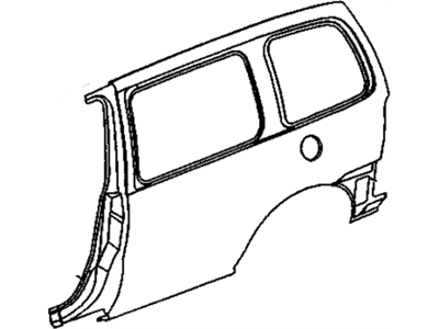 GM 10402110 Panel, Body Side Outer