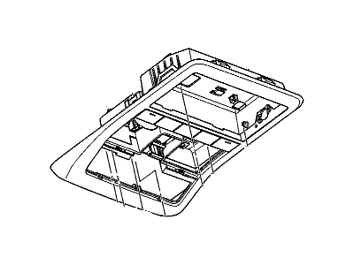 GM 22966687 Console Assembly, Roof *Titanium