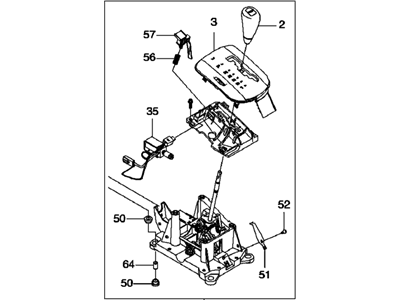 GM 96832759 Lever,Automatic Transmission Gear Shift