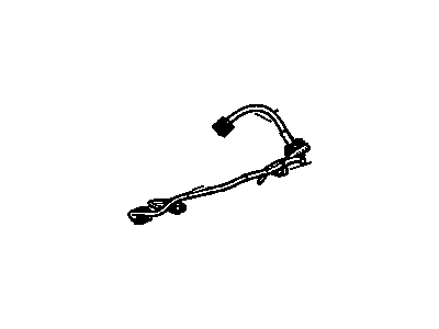 GM 22953453 Harness Assembly, Rear License Plate Lamp Wiring