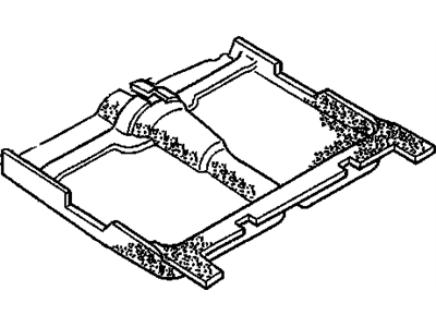 GM 25662221 Carpet Assembly, Rear Floor <Use 1C1M*Pewter