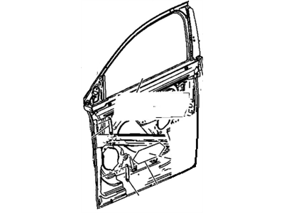 GM 23282695 Door Assembly, Front Side (Rh)