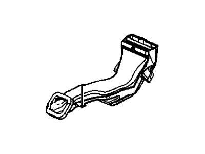 GM 10413303 Duct, Floor Rear Air Outlet