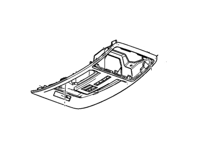 GM 22893127 Console Assembly, Roof *Titanium